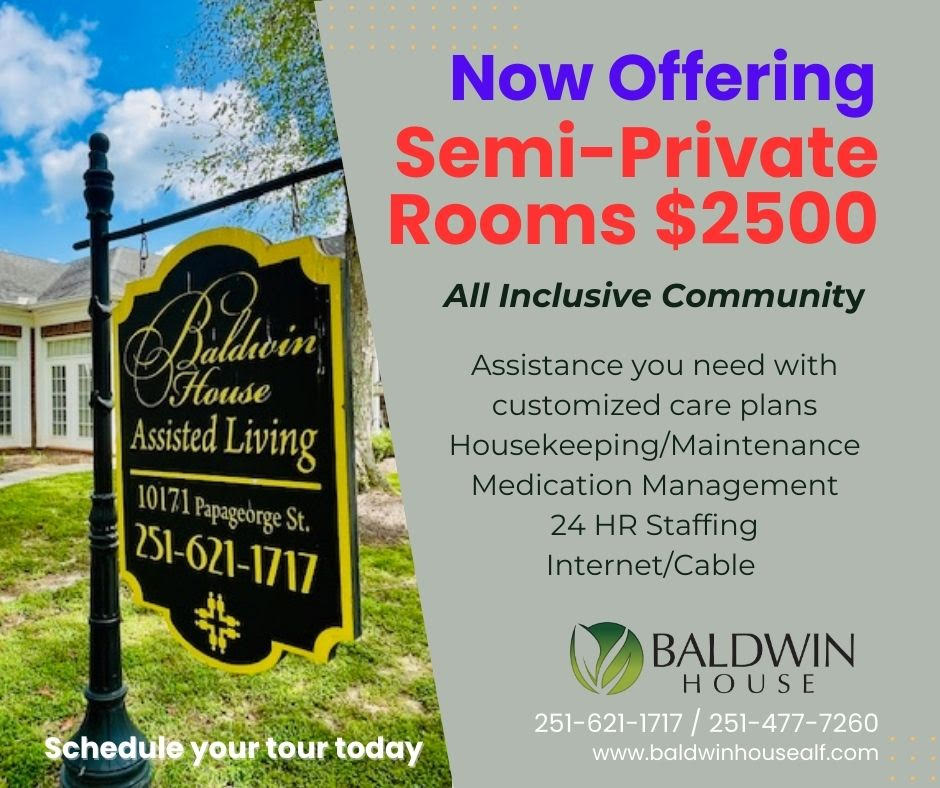 Baldwin House Special - Semi-Private Rooms for $2500